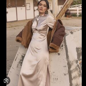 Line & Dot Jacqui Dress maxi long sleeve